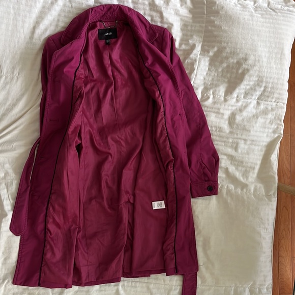 Purple Jacob Trench Coat - Picture 4 of 7